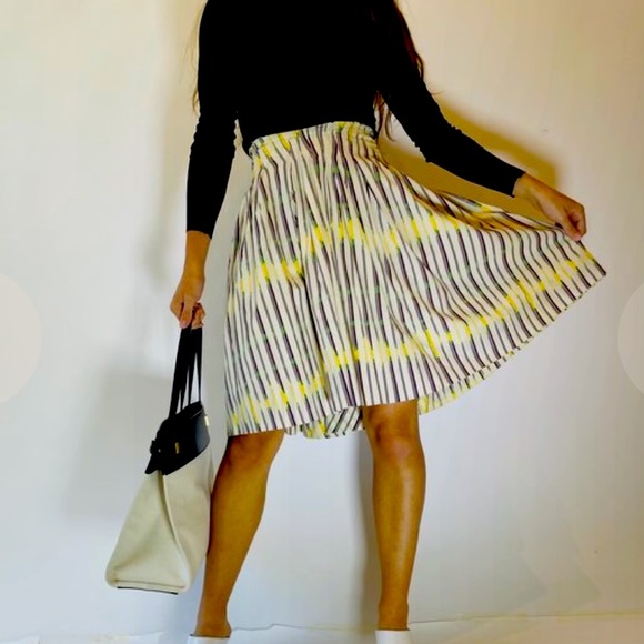 Connection 18 Graphic Print A Line Skirt Size M New W Tags - Picture 3 of 8